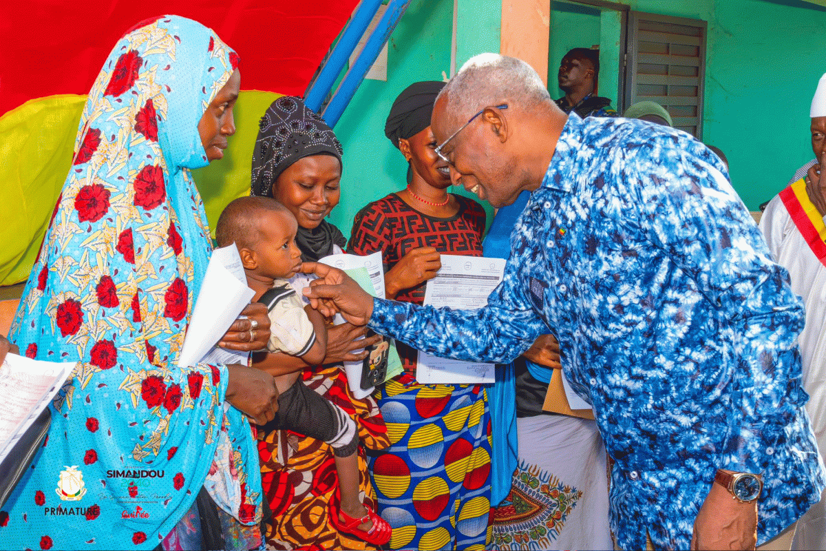 LE PREMIER MINISTRE SENSIBILISE LES POPULATIONS DE KOUNSITEL ET DE KOUMBIA AU PROCESSUS D’ENRÔLEMENT 