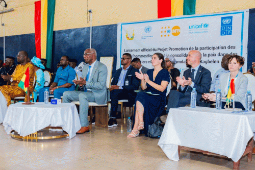 PARTICIPATION DES JEUNES À LA CONSOLIDATION DE LA PAIX : LE PROJET OFFICIELLEMENT LANCÉ SUR L’AXE HAMDALLAYE–KAGBELEN