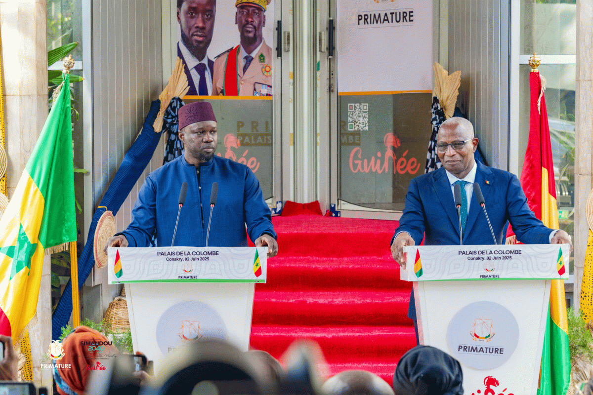 OUSMANE SONKO : « SI JE SUIS VENU AUJOURD’HUI, C’EST POUR QU’ENSEMBLE, NOUS PUISSIONS CATAPULTER CETTE RELATION… »