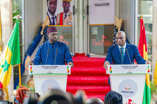 OUSMANE SONKO : « SI JE SUIS VENU AUJOURD’HUI, C’EST POUR QU’ENSEMBLE, NOUS PUISSIONS CATAPULTER CETTE RELATION… »