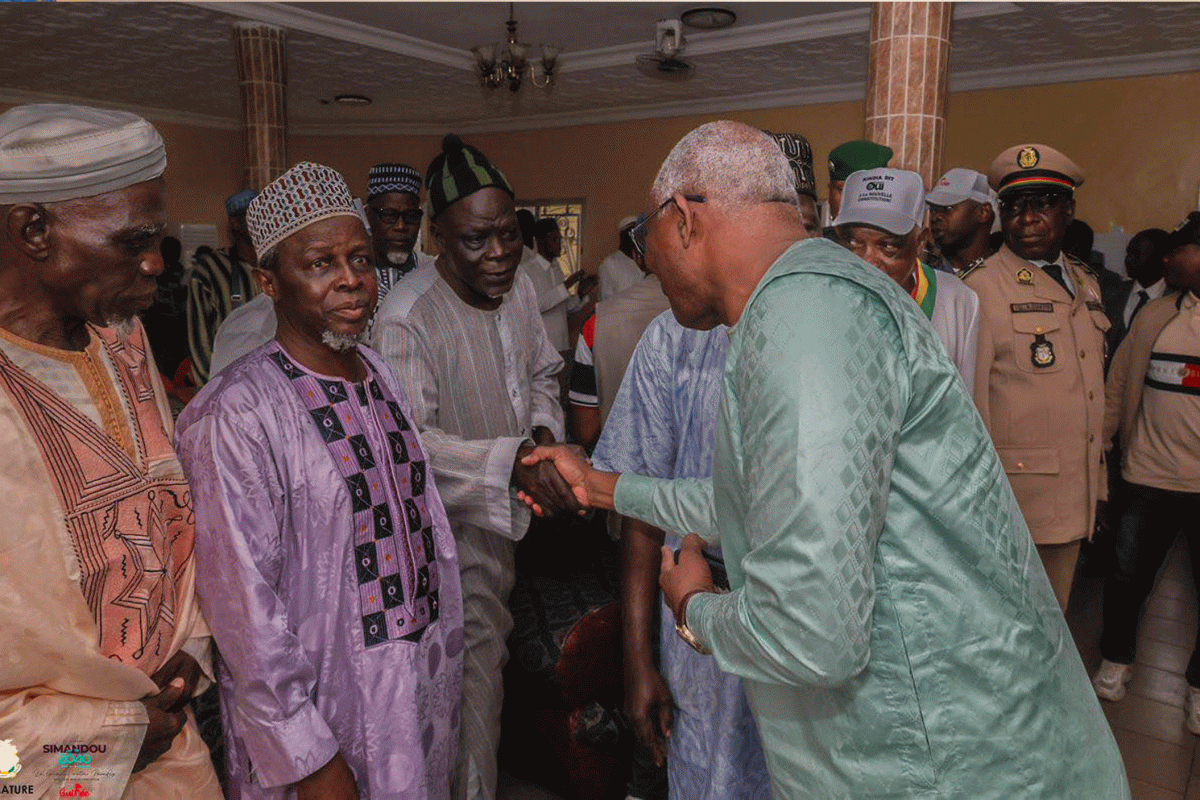 VOTE RÉFÉRENDAIRE DU 21 SEPTEMBRE : LE PREMIER À L’ÉCOUTE DE LA NOTABILITÉ DE KINDIA