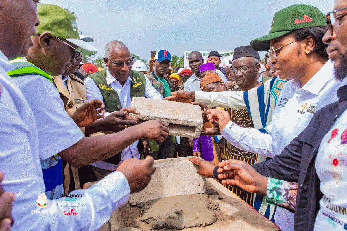 LANCEMENT OFFICIEL DES TRAVAUX DE LA RN11 A NZEREKORE